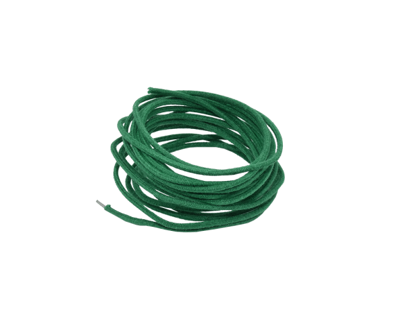 Cloth Wire AWG #18 (0,82 mm²) solid, green, 3 m