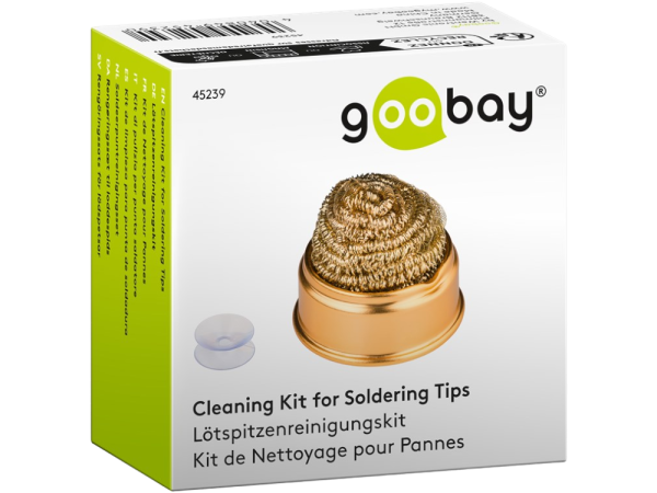 Soldering Tip Cleaner incl. Soldering Tip Cleaning Wire and Holder Kit