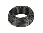 Hook-up wire, 1 mm² solid, 100 m, black