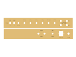 Faceplate für TT Bausatz PX18 - Gold glänzend