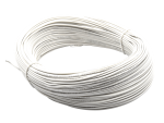 Wire Silicon 0,5 mm² white, 100 m spool