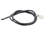 TTCA Sil-Wire 0,75 mm² with lug, black, assembled