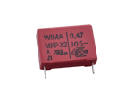 WIMA MKP X2 - 0,47µF / 305 V AC - film capacitor